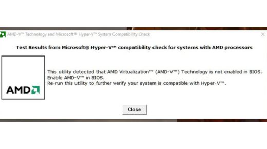 Enable Virtualization in BIOS