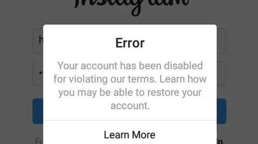 Deleted Instagram Account