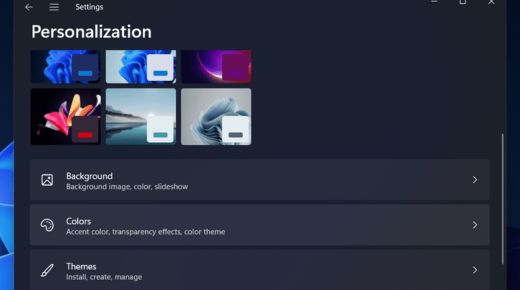Make Transparent Taskbar In Windows 11 Using the Personalization Feature