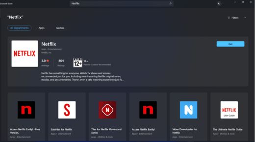 Downloading and Installing the Netflix App on Windows 11