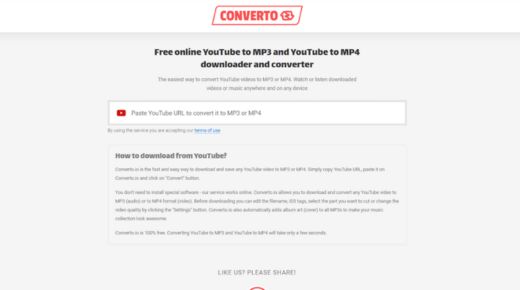 Converto YouTube To MP3 Converter