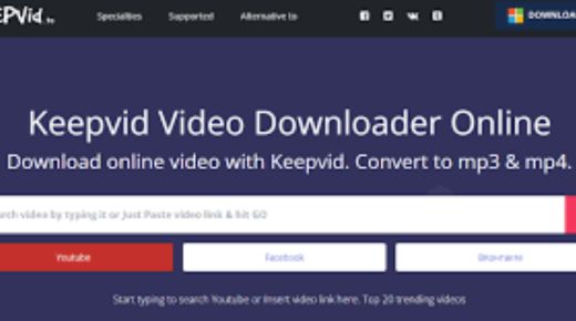 download any video with KeepVid: Top Online Video Downloader