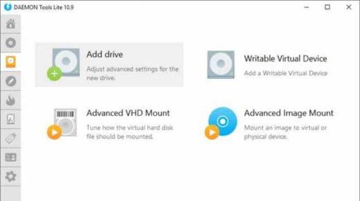 Daemon Tools Lite ISO Mounter for Windows