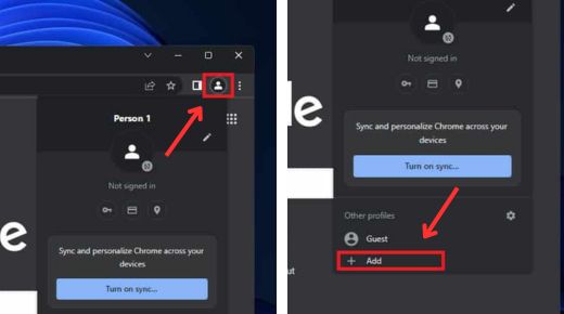 Create a New Profile in Chrome